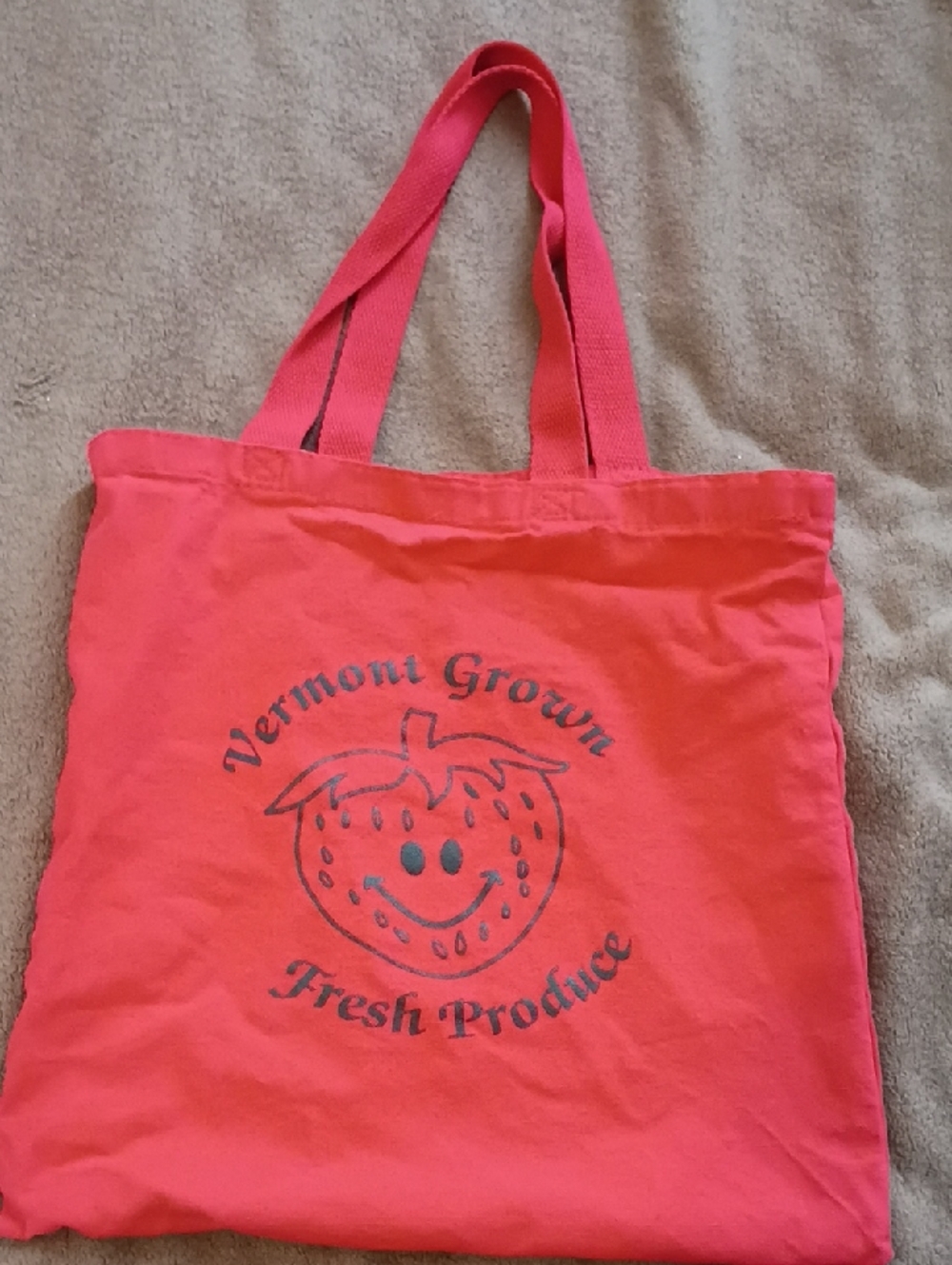 Fresh Produce Red Tote Bag